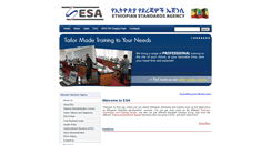 Desktop Screenshot of ethiostandards.org